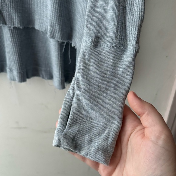 We The Free | Gray Malibu Thermal Oversized Sweater Tunic - Picture 5 of 10